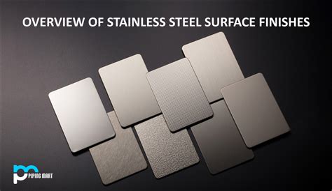 stainless steel sheet metal finishes|stainless steel surface finish chart.